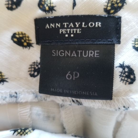 Ann Taylor | Pineapple Print Pants - Picture 4 of 7